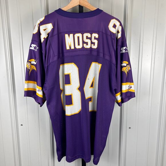 Randy Moss #84 Vintage 90s Starter Minnesota Vikings NFL Jersey Sz 48 Large - Picture 1 of 4